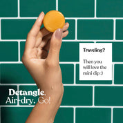 Mini Tobacco & Driftwood Conditioner Bar & After Swim Detangler by Dip
