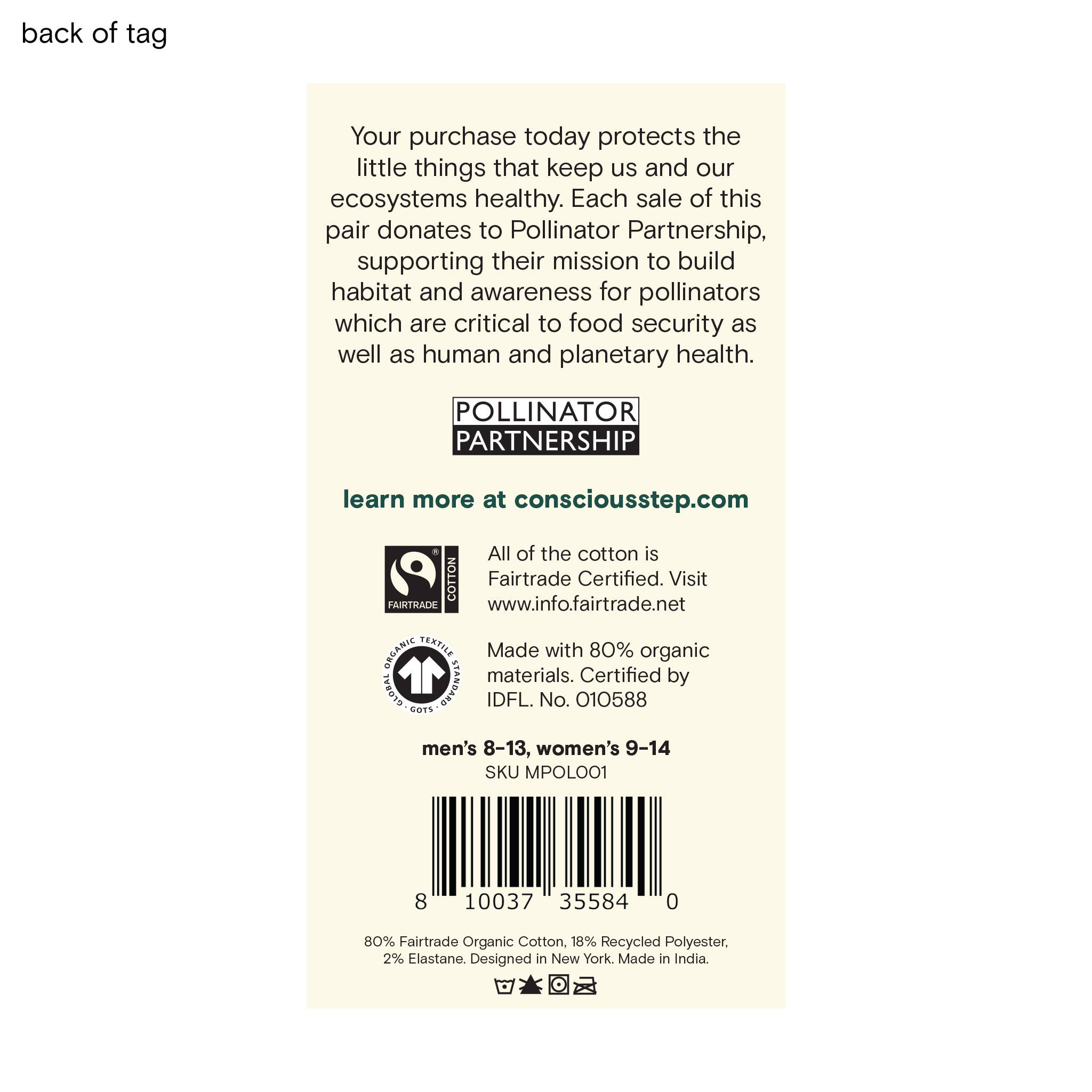 Conscious Step - Ankle Socks that Protect Bees | Gifts for Gardeners