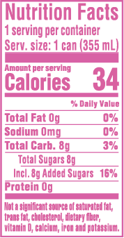 Bubbly Pink Lemonade Natural Soda by Mountain Hippie Soda Co.