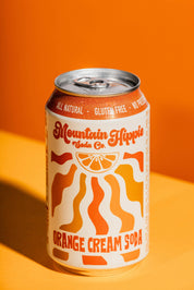 Orange Cream Natural Soda by Mountain Hippie Soda Co.