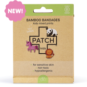Kids Mixed Prints Bamboo Bandages by PATCH - Eco First Aid