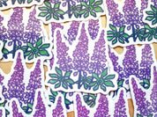 Lupines Diecut Sticker by Nan Onkka Prints