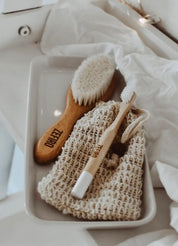 Bamboo Kid's Toothbrush - Red by Zefiro