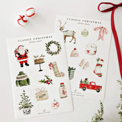 Classic Christmas Sticker Sheets by emily lex studio