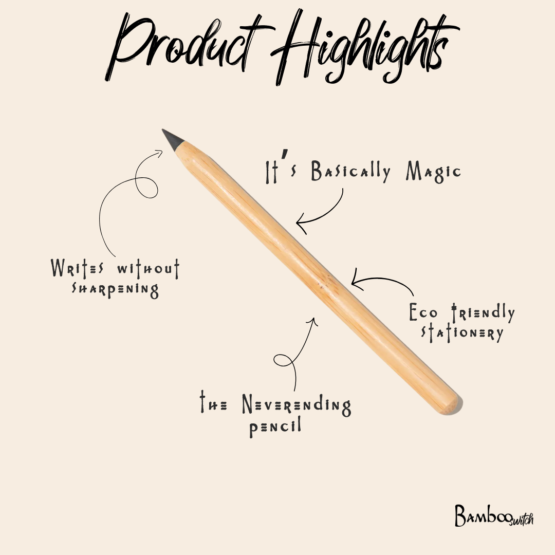 Neverending Bamboo Pencil by Bamboo Switch