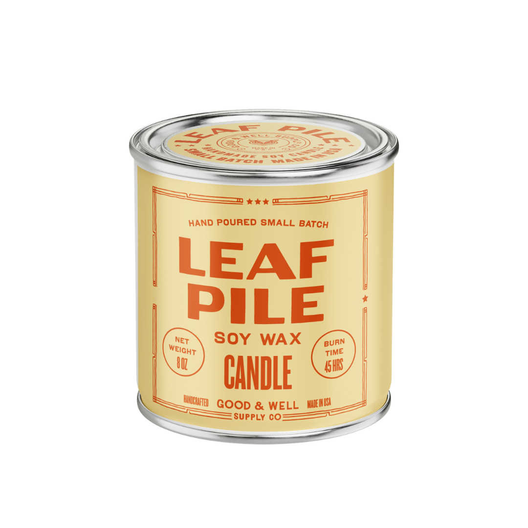 Leaf Pile Soy Candle by Good & Well Supply Co.