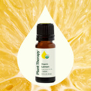Organic Lemon Essential Oil 10 mL by Plant Therapy