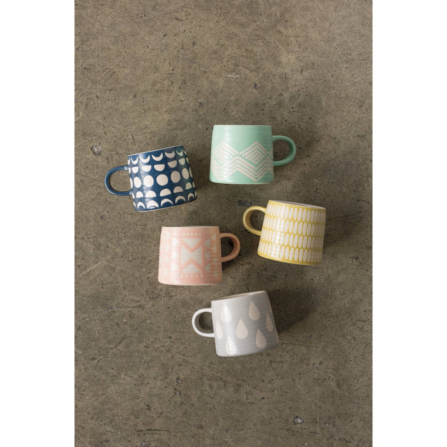 Ink Imprint Stoneware Mug by Danica Studio