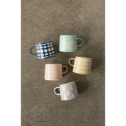 Ink Imprint Stoneware Mug by Danica Studio