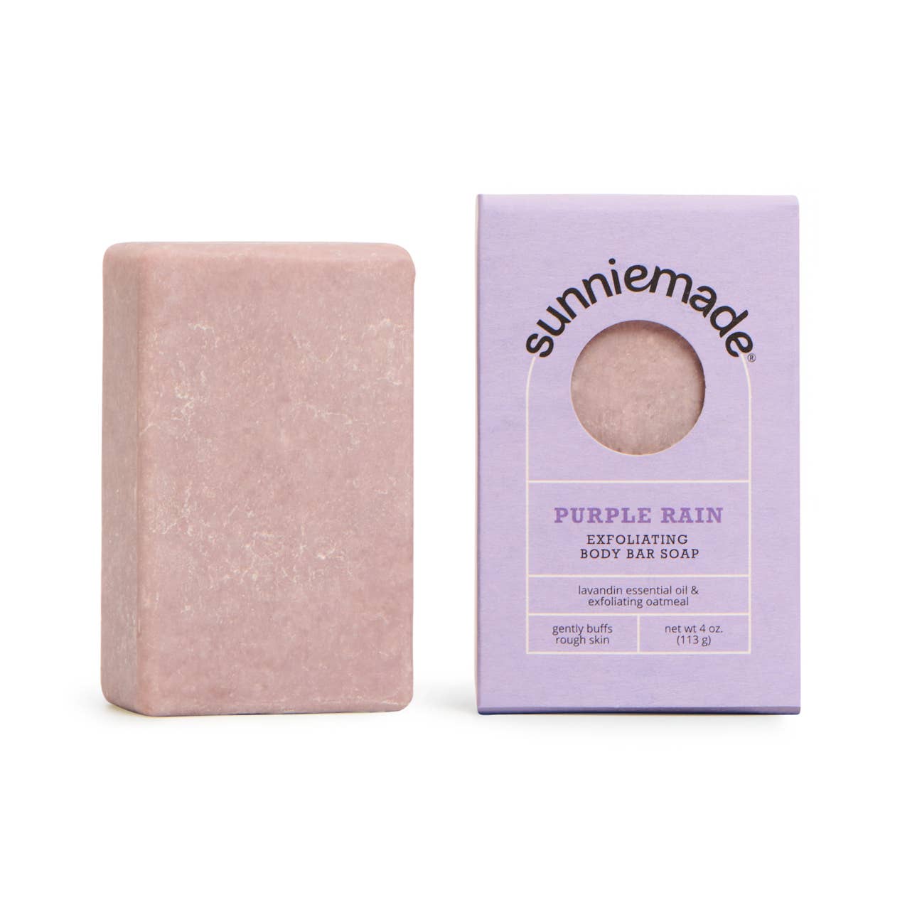 Purple Rain Exfoliating Body Bar Soap by Sunniemade