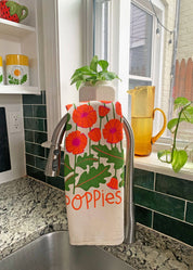 FIELD DAY (Mushrooms, Poppies) - Tea Towel Set of 2 by The Neighborgoods