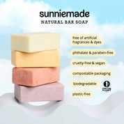 Purple Rain Exfoliating Body Bar Soap by Sunniemade