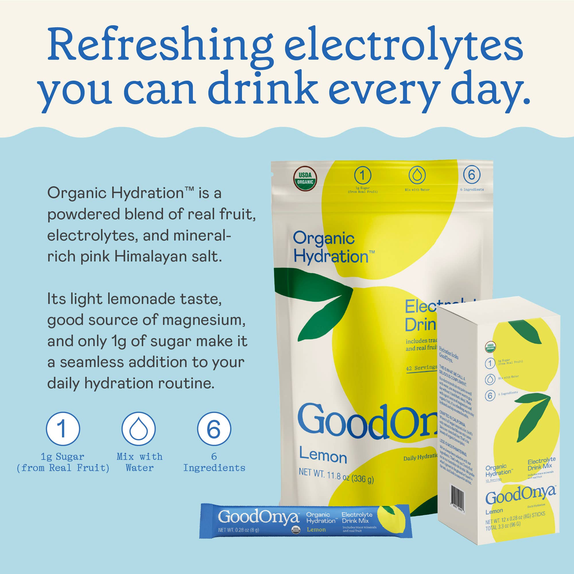 20-Serving Organic Electrolytes by Bag GoodOnya
