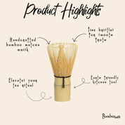 Bamboo Matcha Tea Whisk by Bamboo Switch