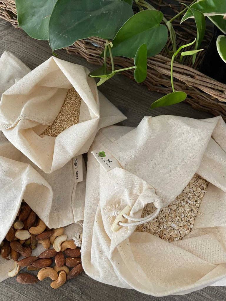 Cotton Muslin Bulk Shopping Bags 3-Pack by Me Mother Earth