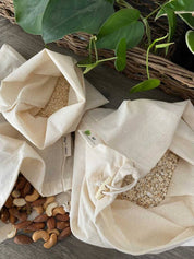 Cotton Muslin Bulk Shopping Bags 3-Pack by Me Mother Earth