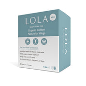 Heavy Organic Cotton Ultra Thin Pads w/ Wings, 20 ct by LOLA