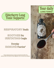 Elderberry Lung Support Syrup by Wooden Spoon Herbs