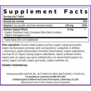 Fermented Vitamin C Supplement, 30 Vegan Tablets by New Chapter