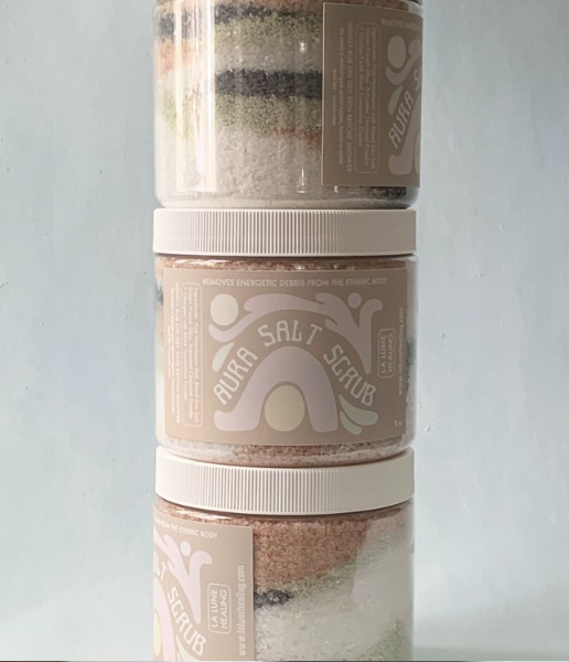 Aura Salt Scrub 16 oz by La Lune Healing