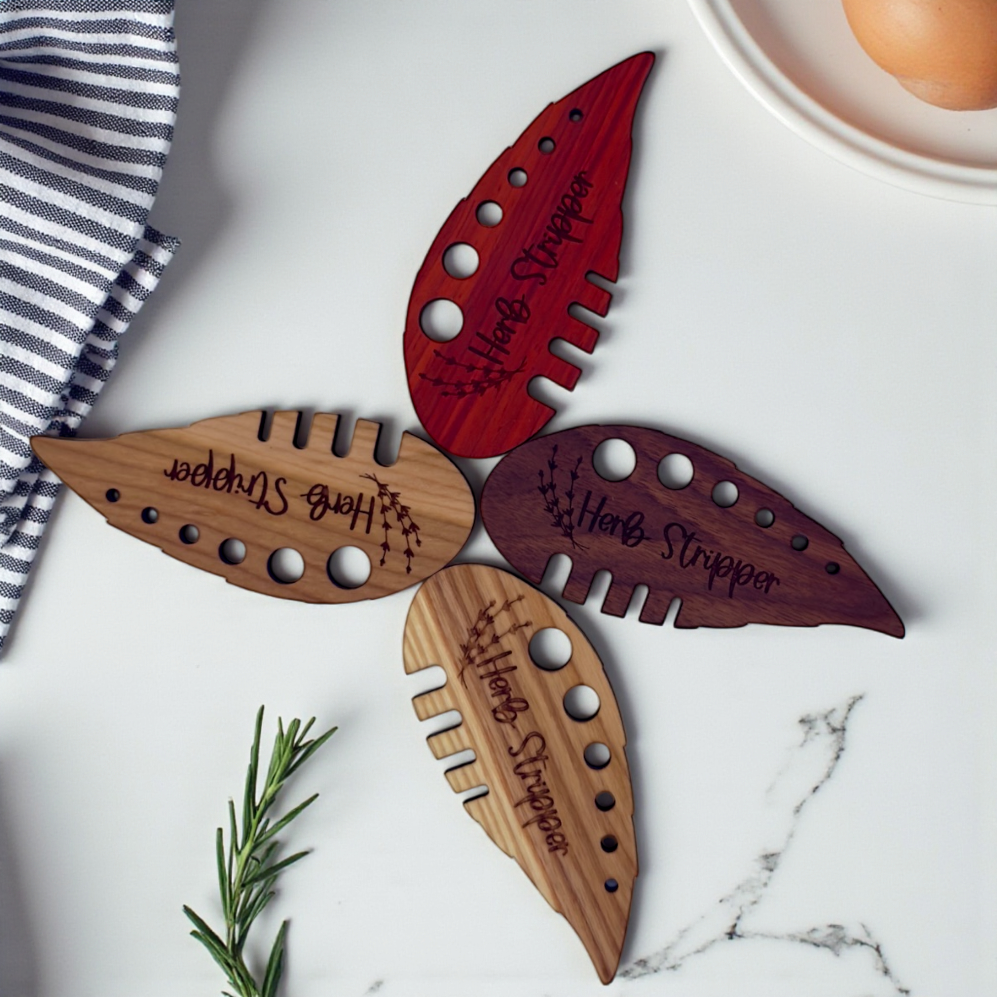 Herb Stripper, Wooden