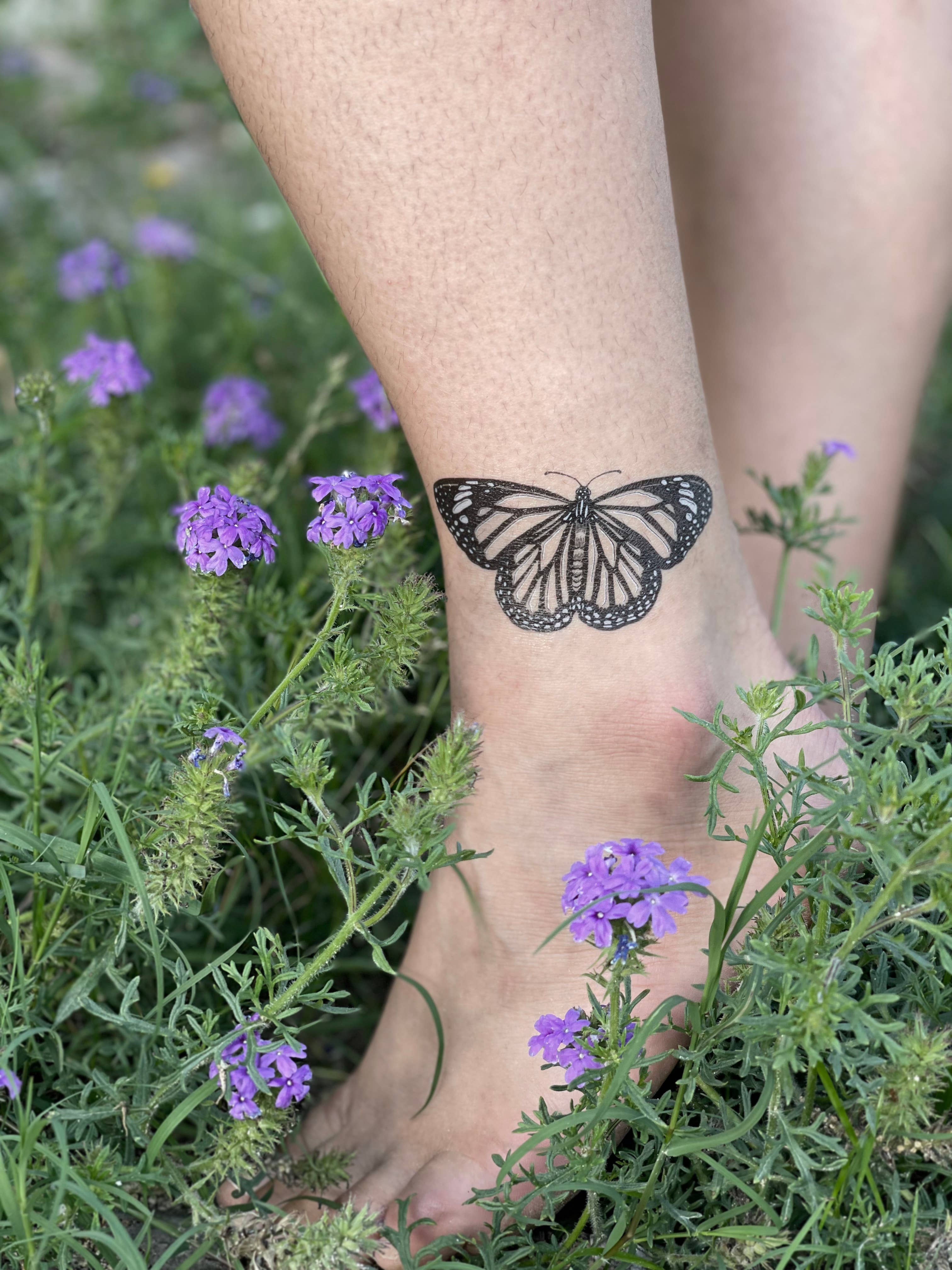 Monarch Butterfly Temporary Tattoo by NatureTats