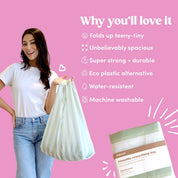 Pistachio Cream Reusable Everything Bag  by Papaya Reusables