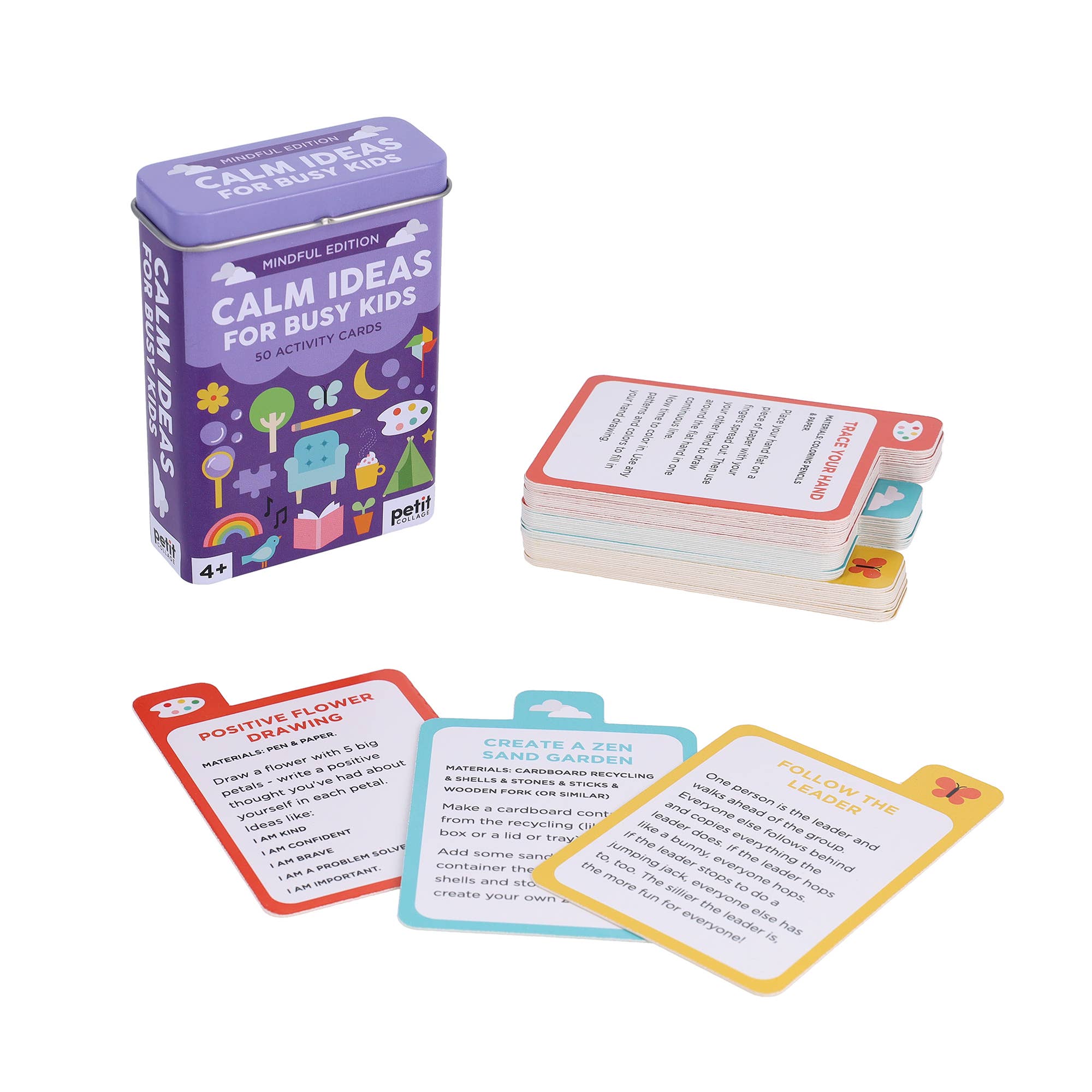 Calm Ideas for Busy Kids: Mindful Edition - 50 Activity Cards
