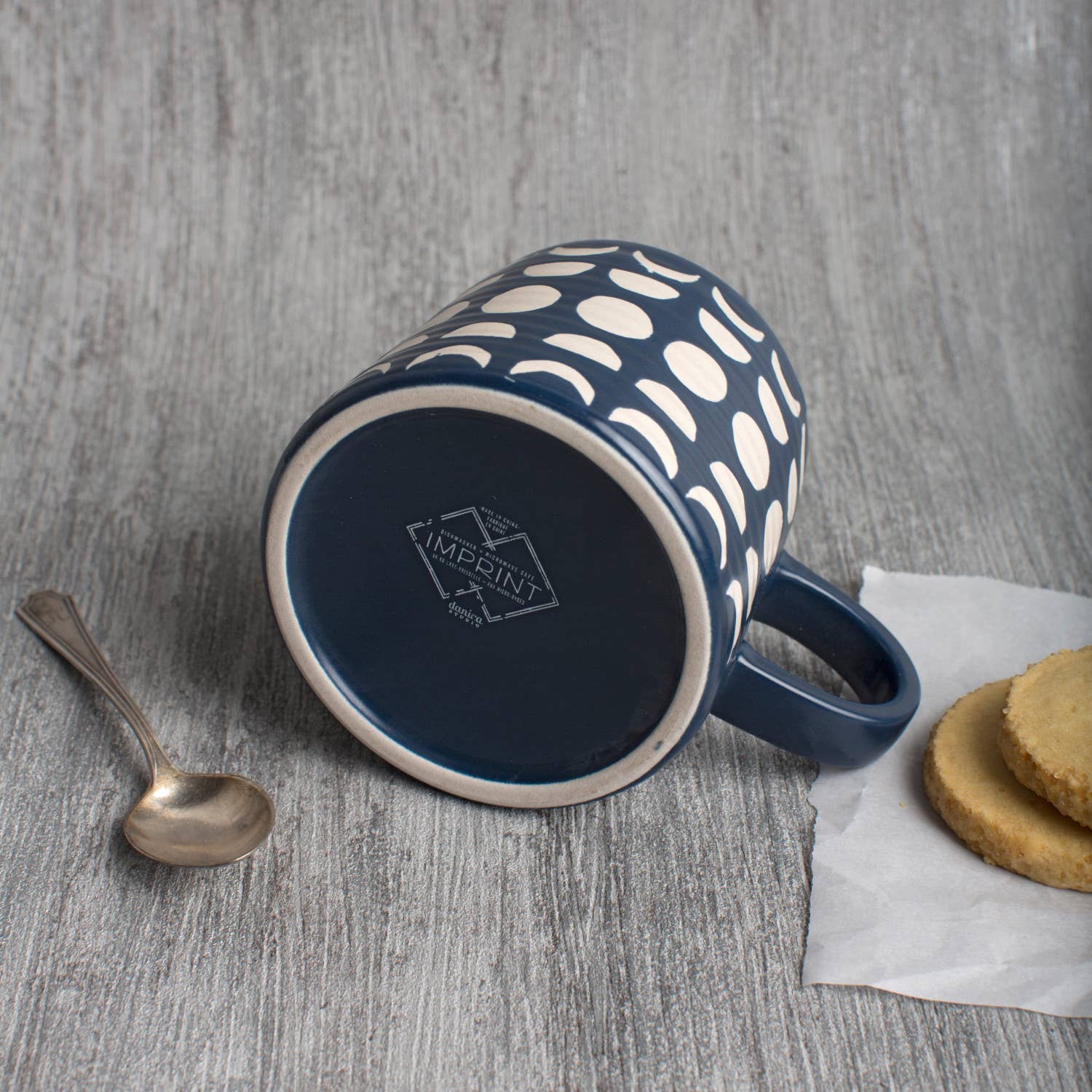 Ink Imprint Stoneware Mug by Danica Studio