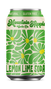 Lemon Lime Natural Soda by Mountain Hippie Soda Co.
