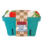 BERRY BASKET (Blueberry, Strawberry) Tea Towel Set of 2 by The Neighborgoods