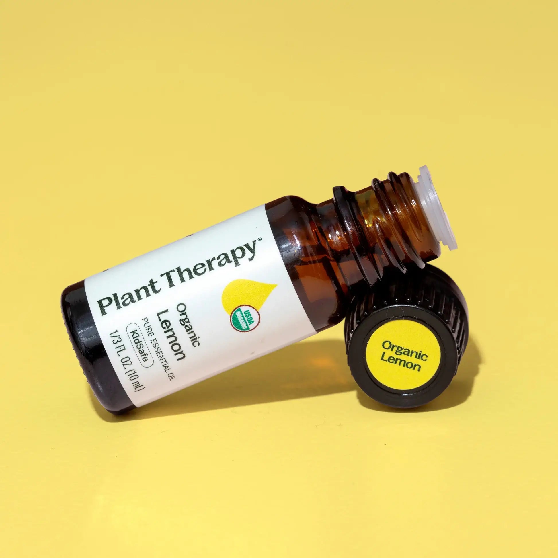 Organic Lemon Essential Oil 10 mL by Plant Therapy