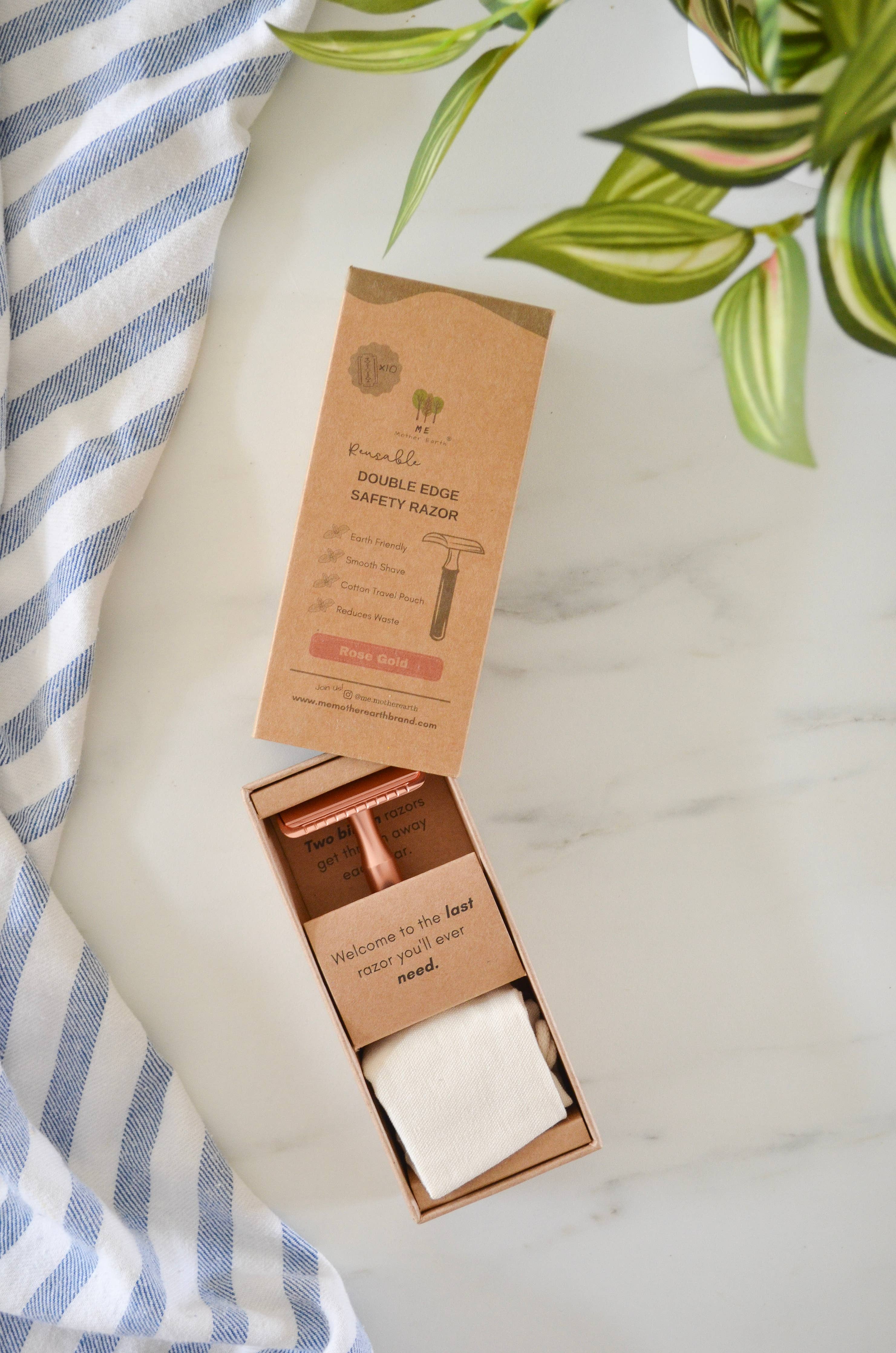 Reusable Double Edge Safety Razor by Me Mother Earth