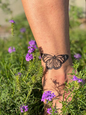 Monarch Butterfly Temporary Tattoo by NatureTats