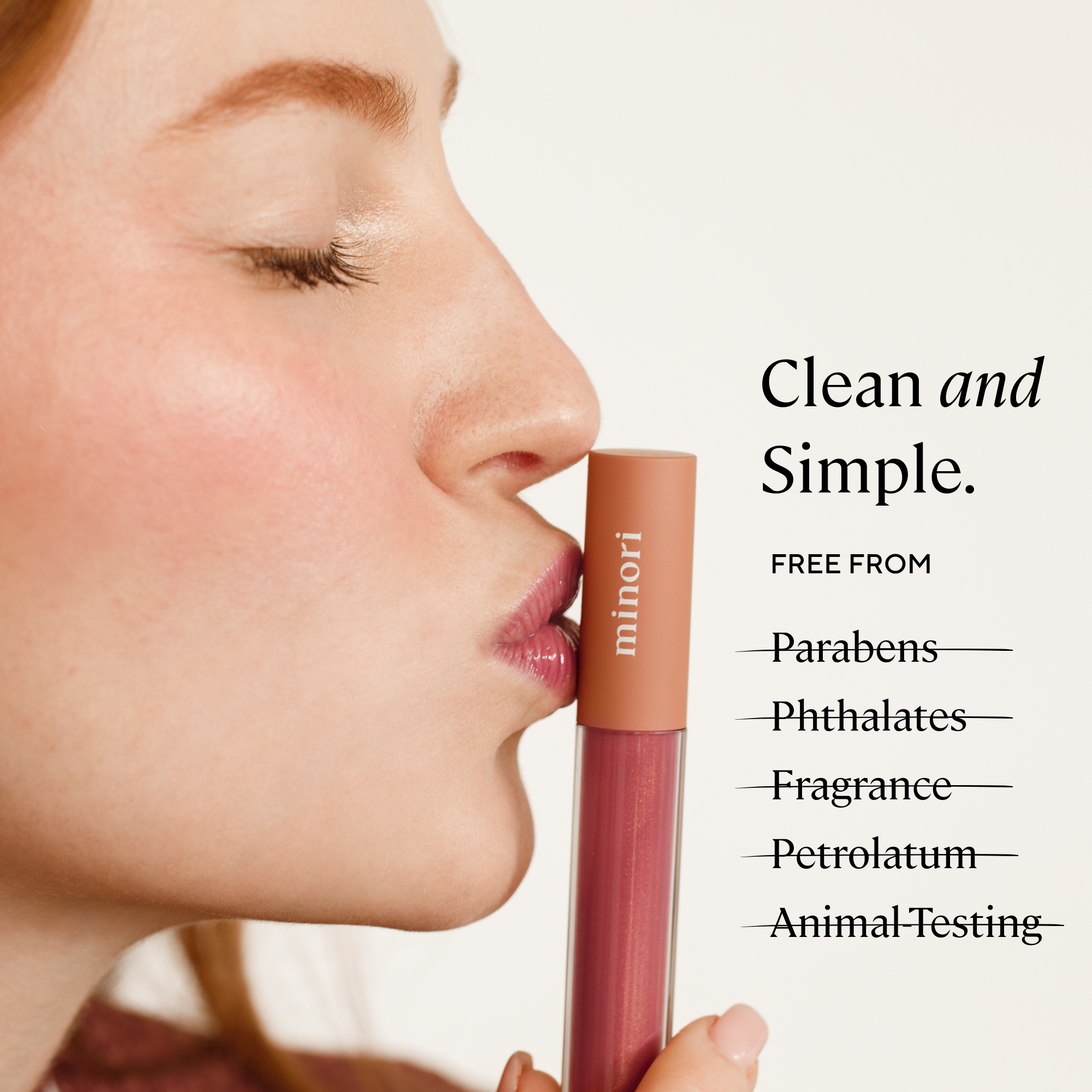 Natural Lip Gloss: 4 Shade Options by Minori