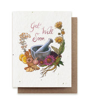 Get Well Soon Plantable Herb Seed Card by Small Victories
