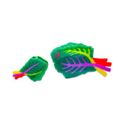 Mini Rainbow Chard Hair Claw Clip by Jenny Lemons
