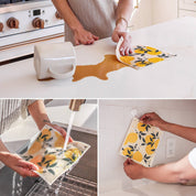 Squeeze the Day Reusable Paper Towel by Papaya Reusables