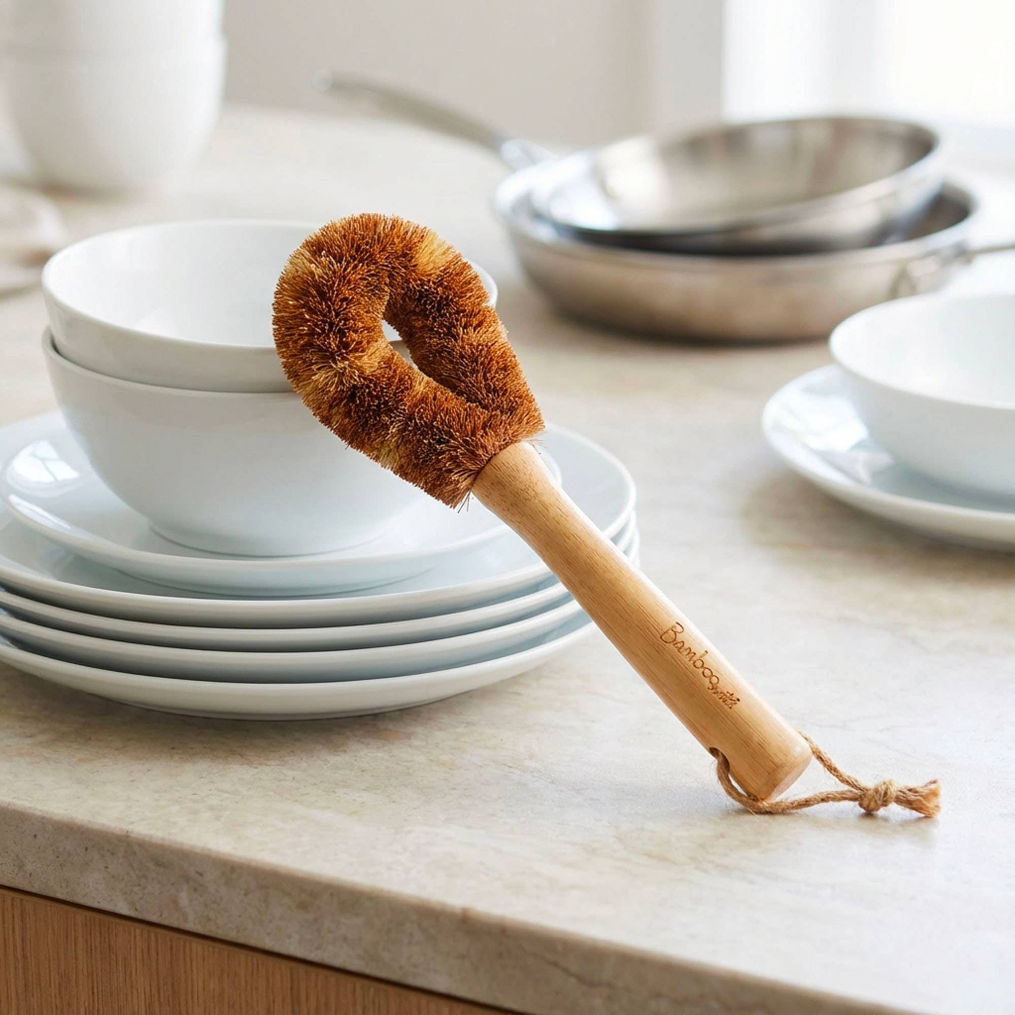 Bamboo Bottle Cleaning Brush by Bamboo Switch