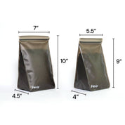 Airtight Reusable Coffee/Tea Storage Bags - 2 Piece Set by Rezip Co.