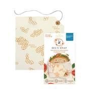 Reusable Beeswax Sandwich Wrap - Honeycomb Print by Bees Wrap