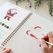 Classic Christmas Watercolor Workbook by emily lex studio