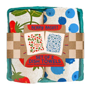 BERRY BASKET (Blueberry, Strawberry) Tea Towel Set of 2 by The Neighborgoods