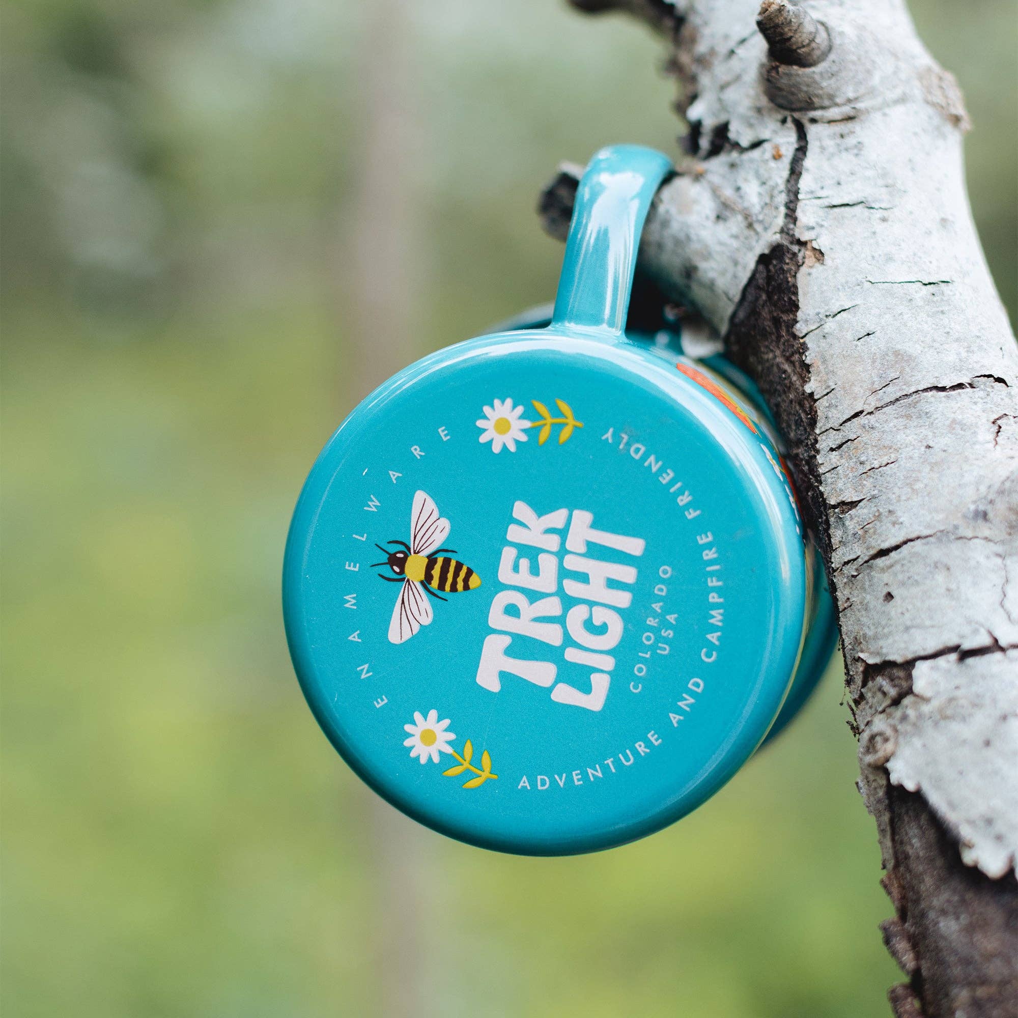 Garden Buzz Enamel Mug, 16 oz by Trek Light