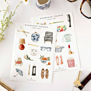 Everyday Things Sticker Sheets by emily lex studio