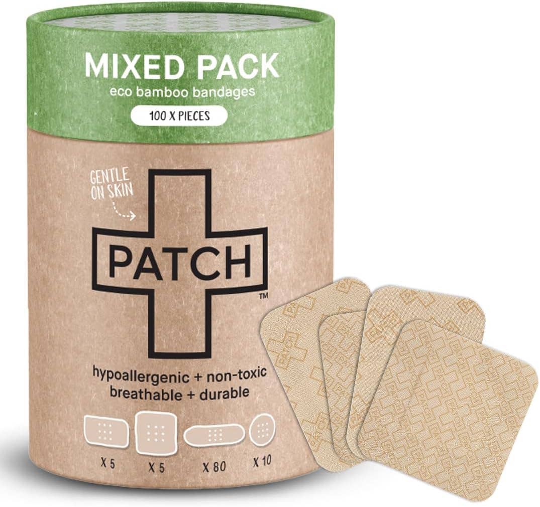 Mixed Pack Bandages, 100 ct by PATCH - Eco First Aid