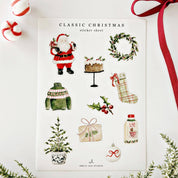 Classic Christmas Sticker Sheets by emily lex studio