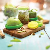 Reusable Silicone Food Savers - Fresh Green (Set of 5) by Food Huggers