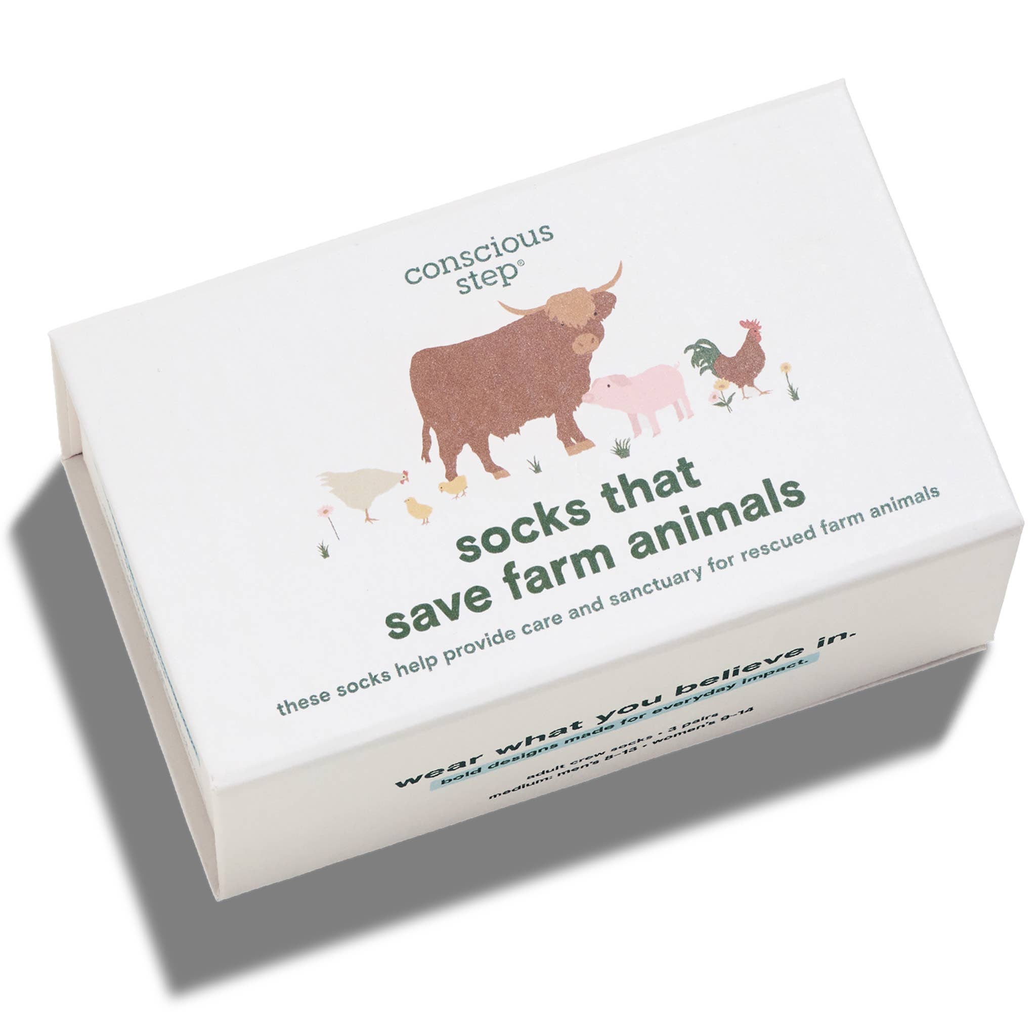 Save Farm Animals Gift Box by Conscious Step | Gifts for Animal Lovers by Conscious Step