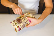 Reusable Beeswax Sandwich Wrap - Meadow Magic Print by Bee's Wrap